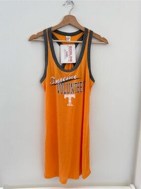Tennessee Volunteers Sideline Apparel Sleepwear Lounge Orange Racerback Dress M